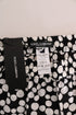 Dolce & Gabbana Black White Polka Dottes Silk Pants